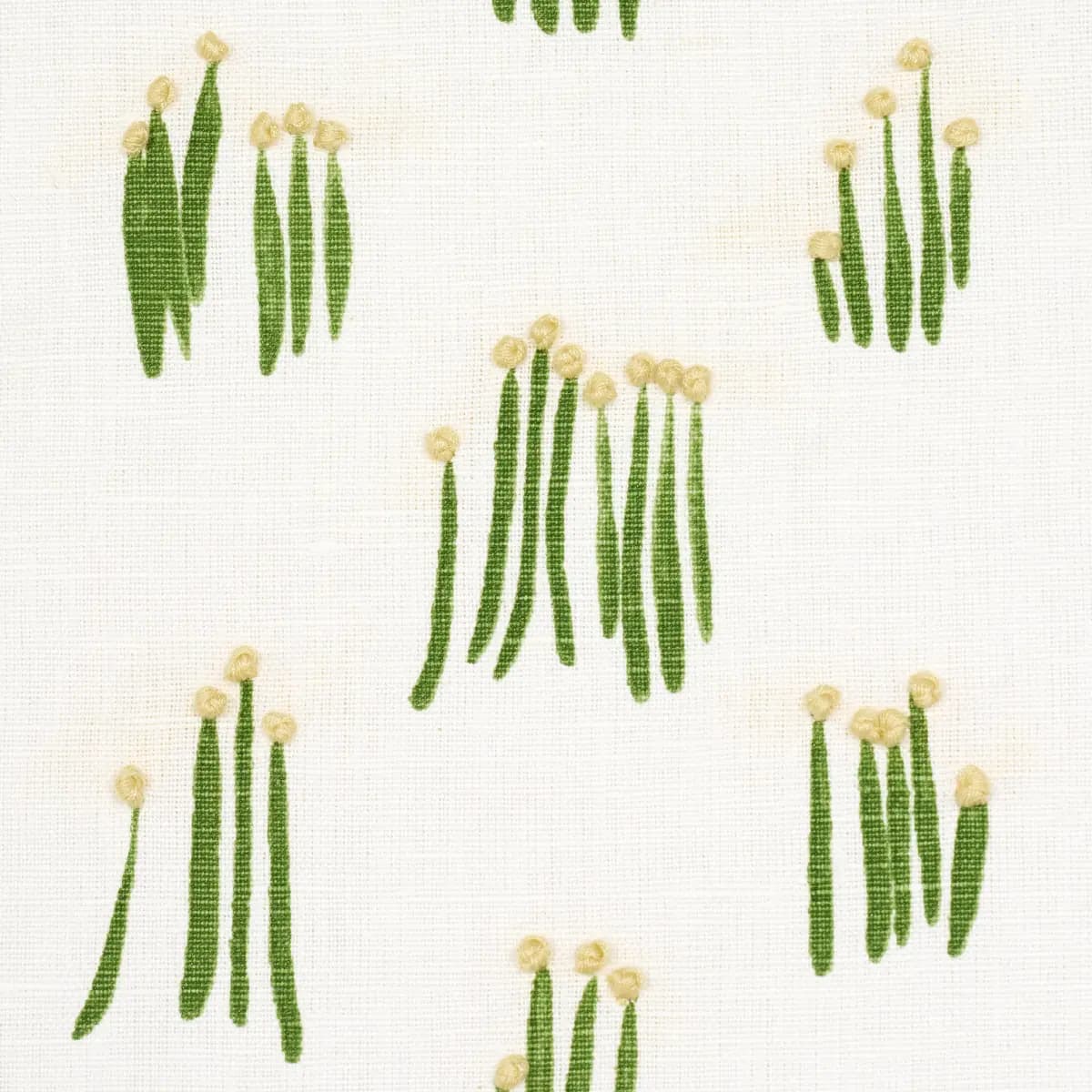 MEADOW BUTTON HAND EMBROIDERY_ YELLOW