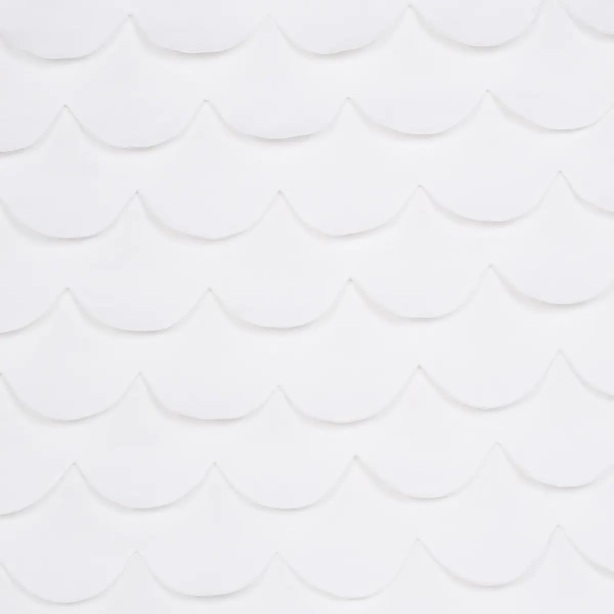 PREP SCHOOL HAND PIECED SCALLOP_ WHITE
