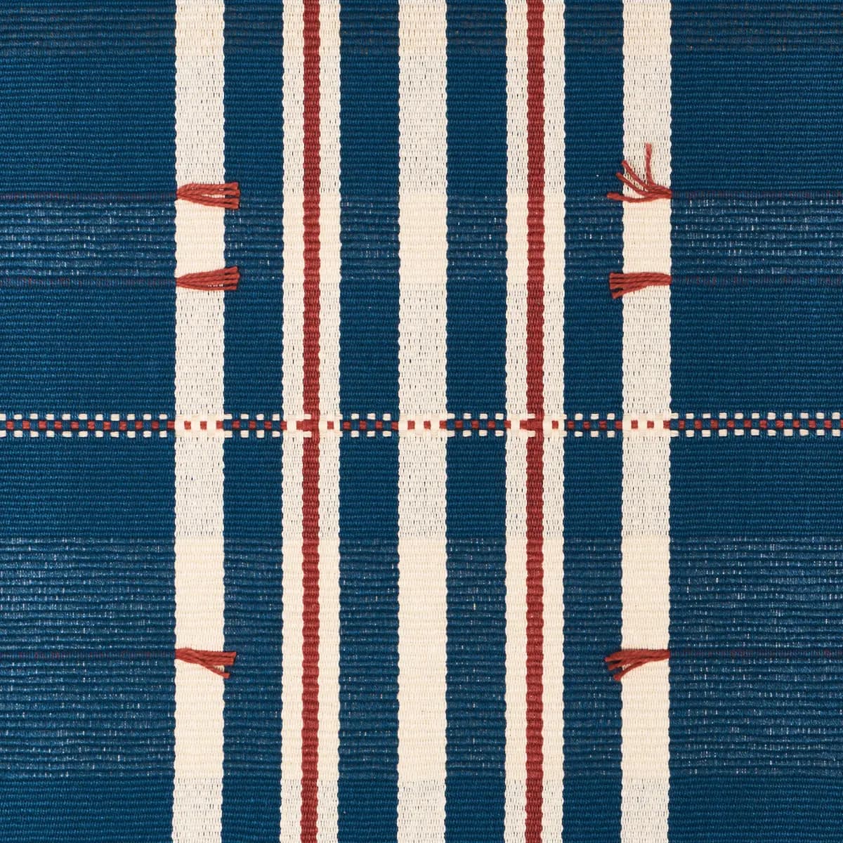 REMMY HAND WOVEN STRIPE_ INDIGO