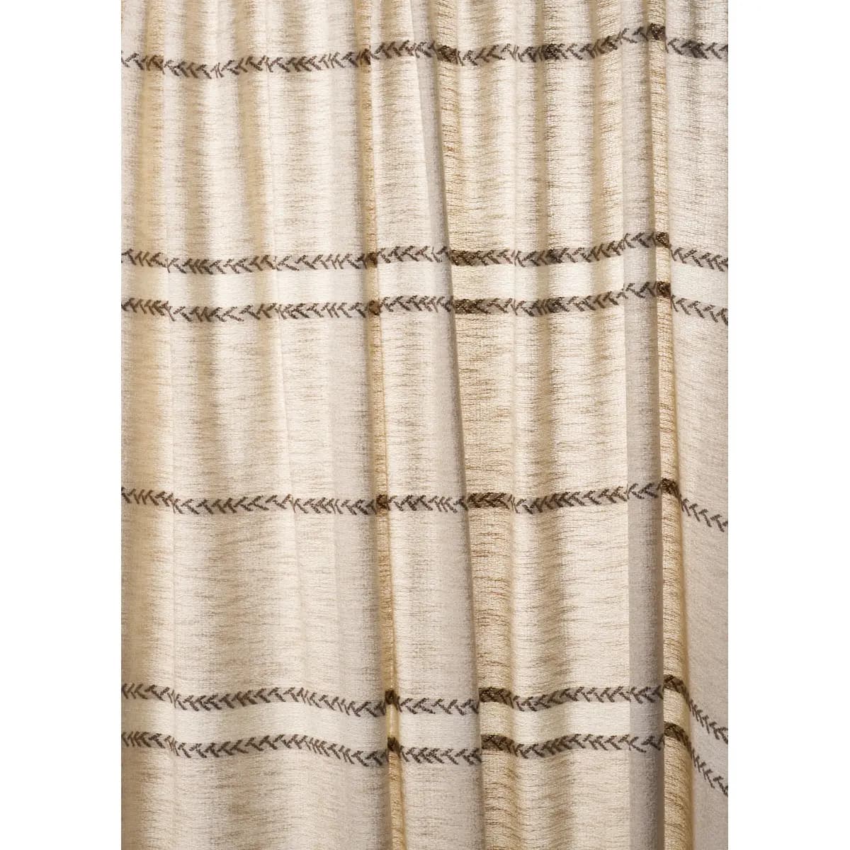 PLAINS STRIPE CASEMENT_ FLAX
