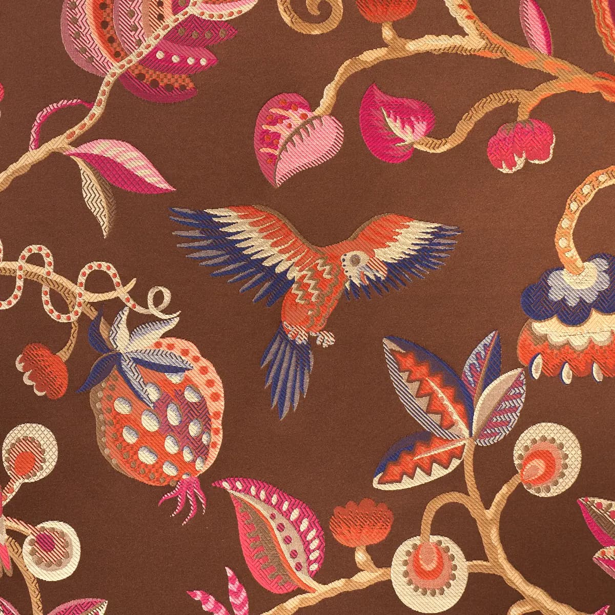 BIRDS OF PARADISE WOVEN_ CHESTNUT