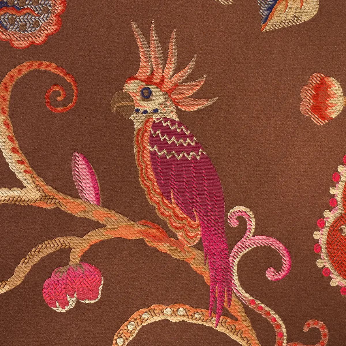 BIRDS OF PARADISE WOVEN_ CHESTNUT