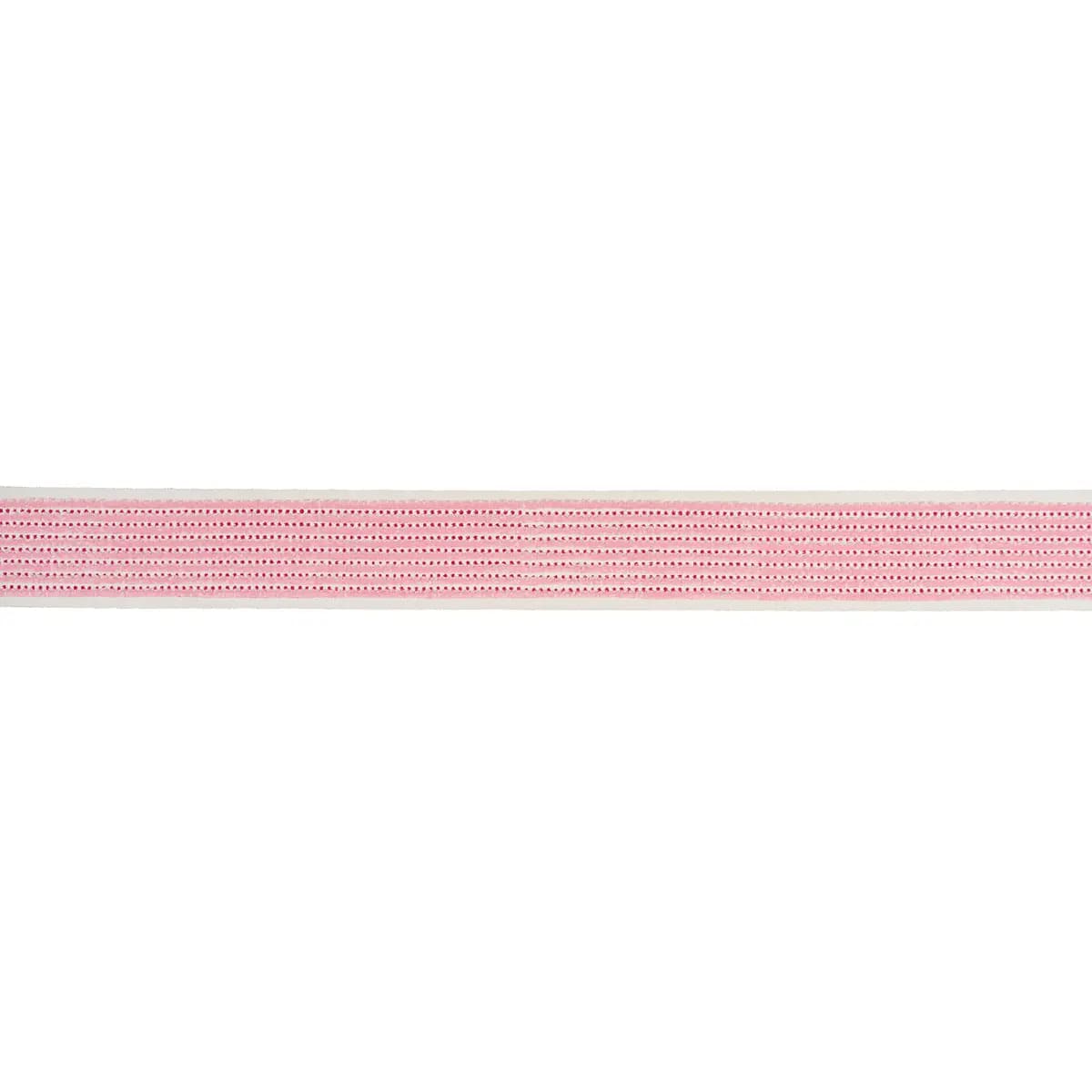 STRIPE & DOT HAND BLOCK TRIM_ PINK