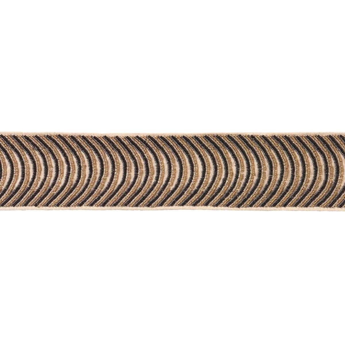 Ziegfeld Hand Beaded Tape_ EBONY