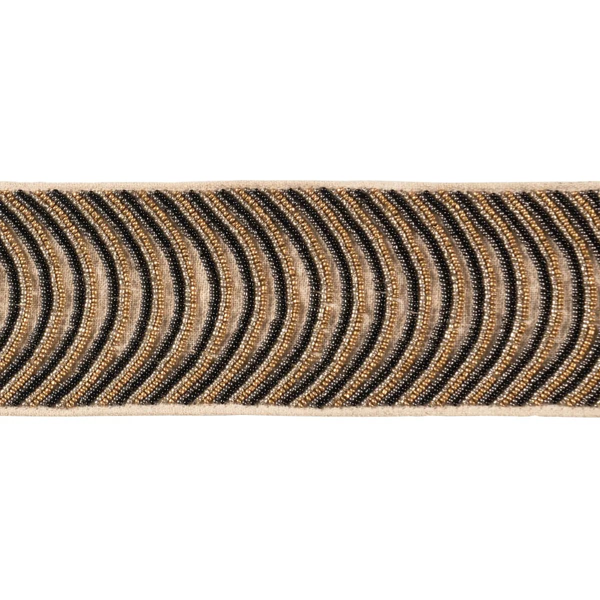 Ziegfeld Hand Beaded Tape_ EBONY
