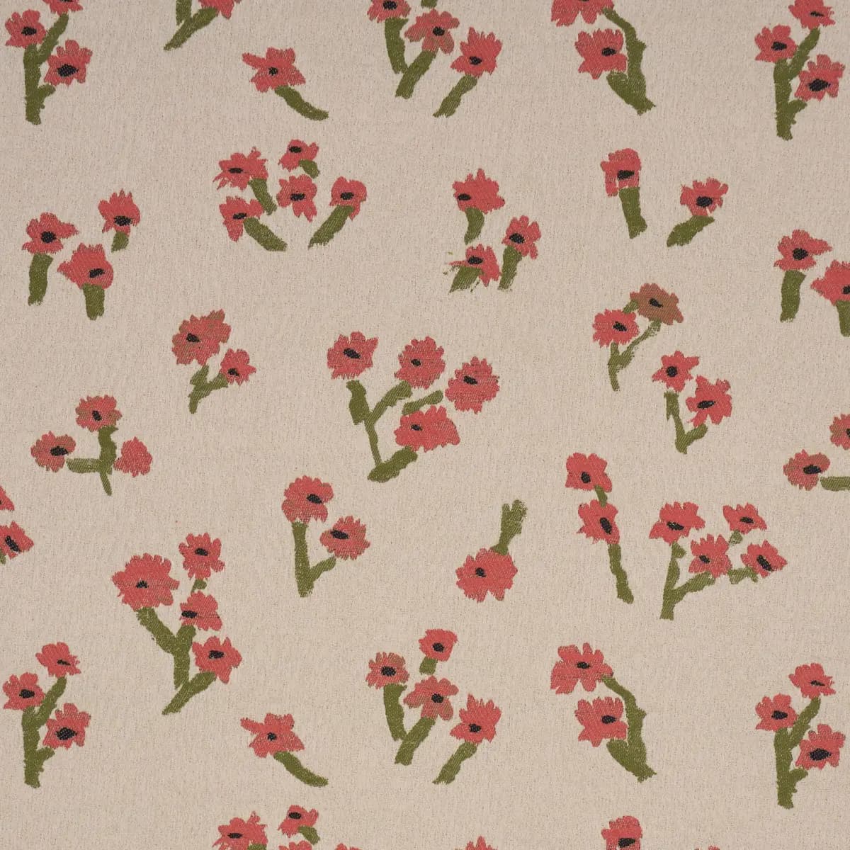 Rosie Posy Woven_ RED