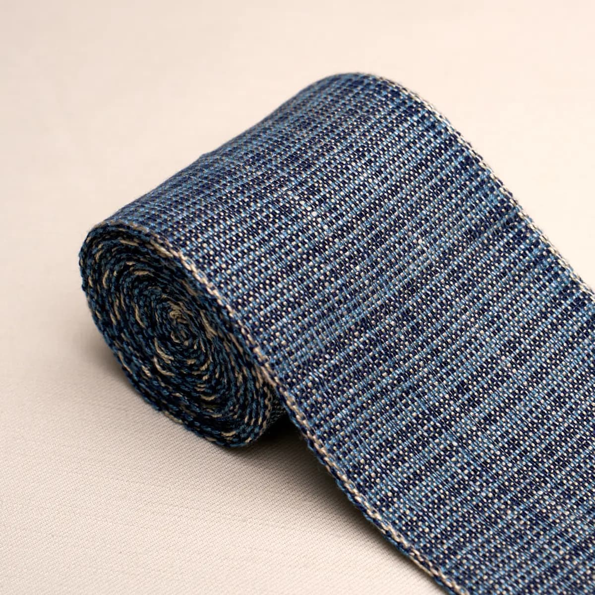 TWEED TAPE WIDE_ INDIGO