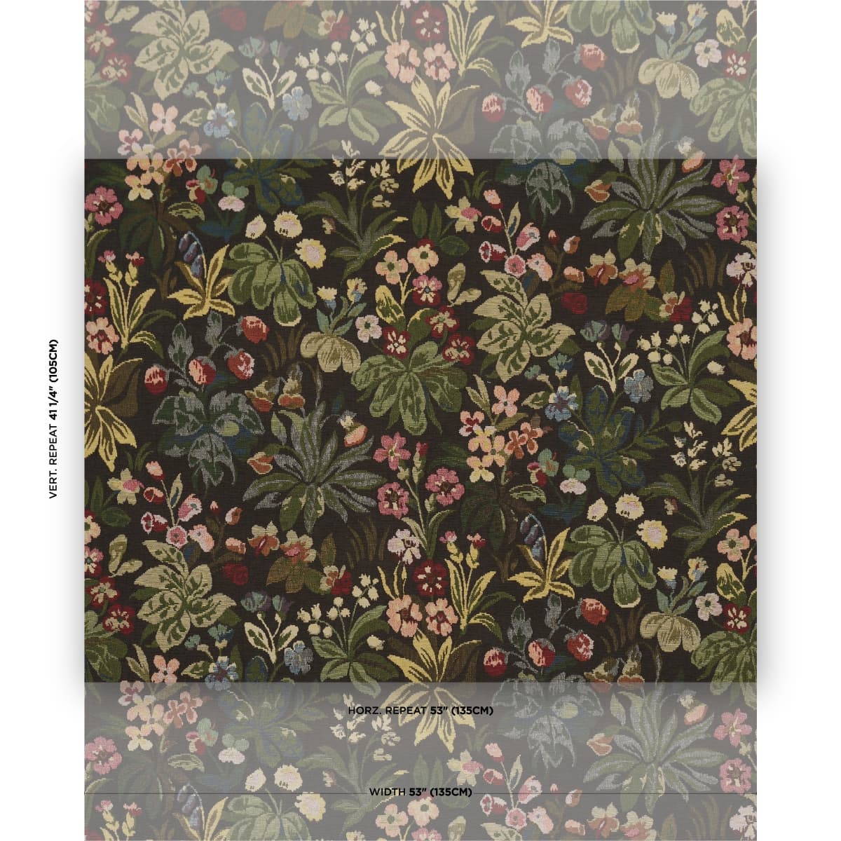 FLOWER GARDEN TAPESTRY_ MULTI