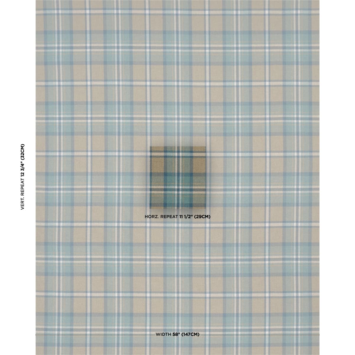 HARRIS MERINO PLAID_ LEAF