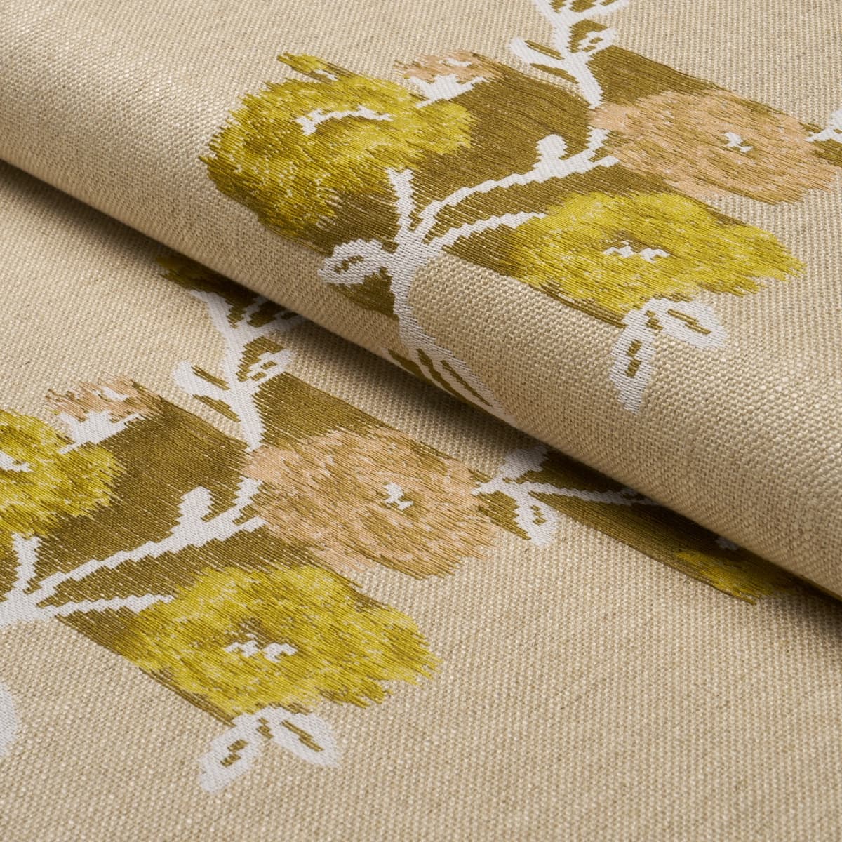 TRACE OF CONNECTION_ SILK MUSTARD