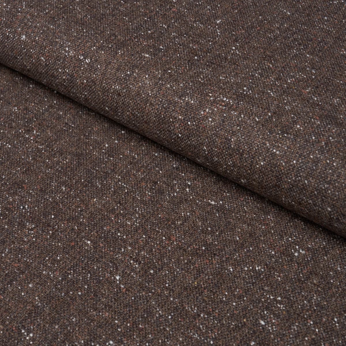 CLARKE DONEGAL WOOL BLEND_ DARK BROWN