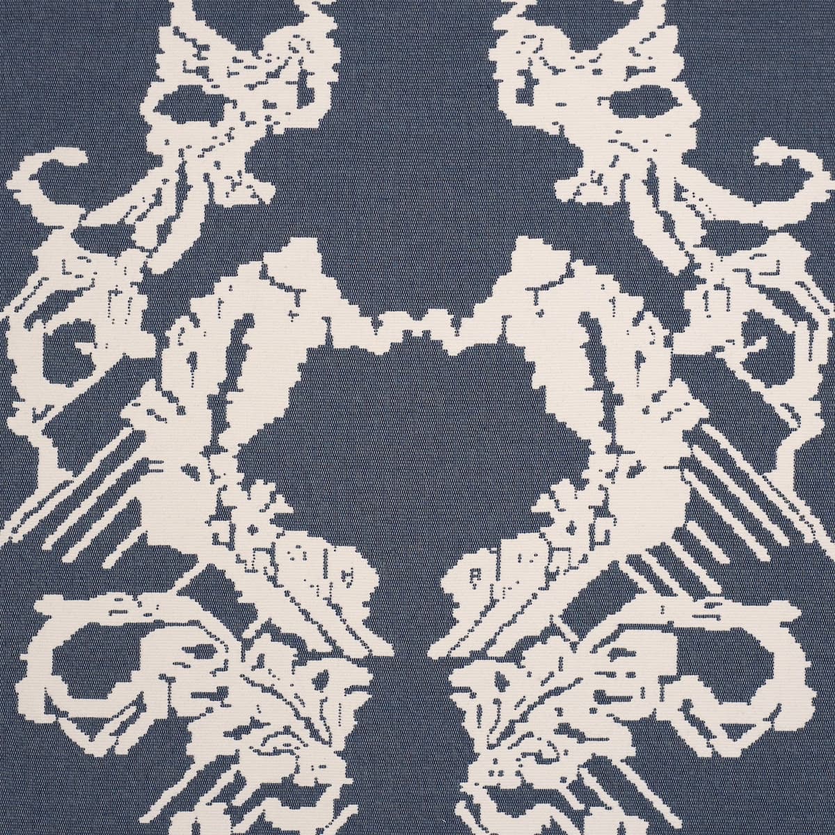 REVERSIBLE DIGITAL DAMASK_ DENIM
