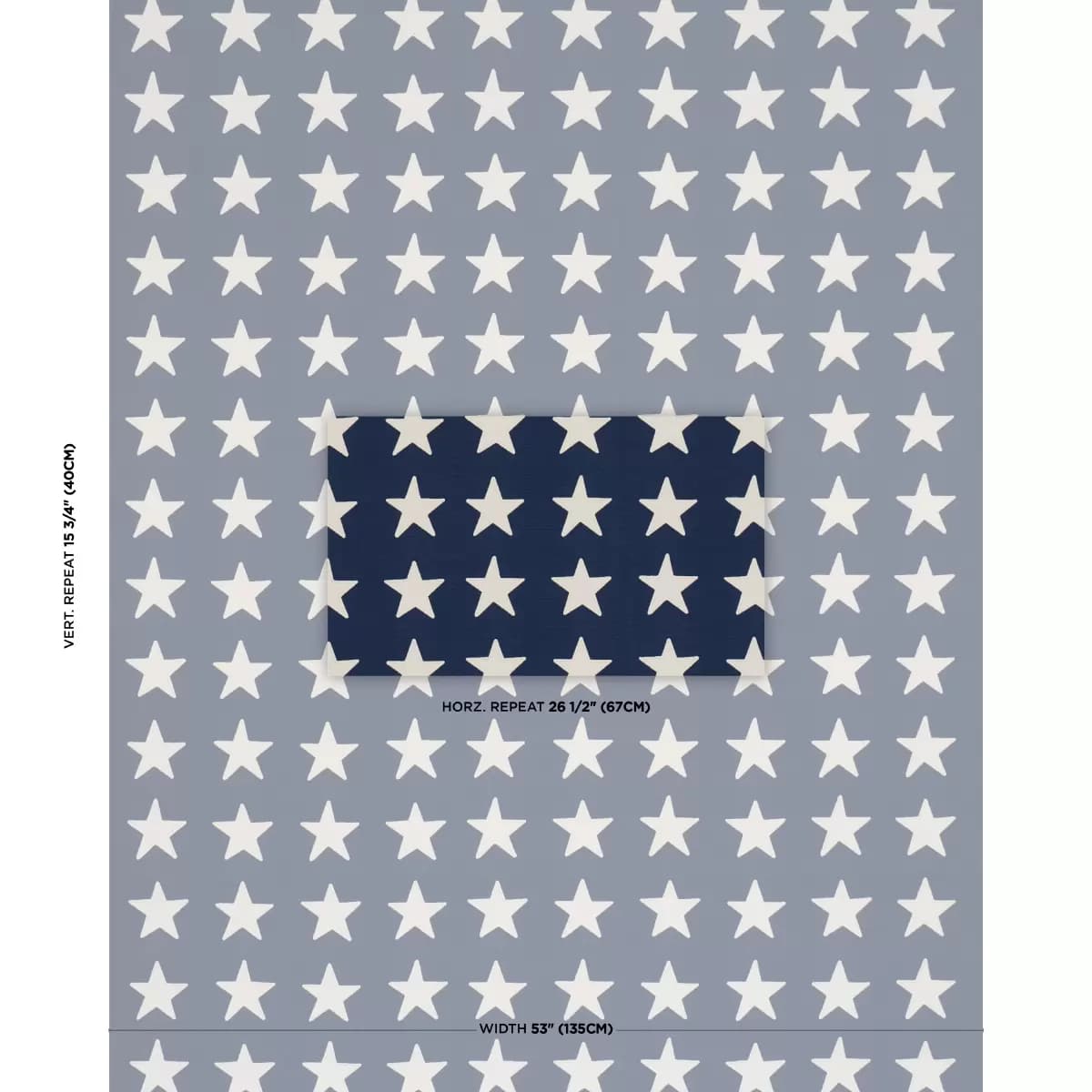 Starfield Appliqué_ NAVY