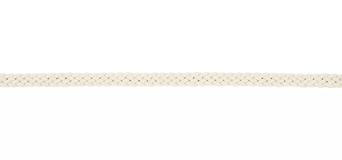 PONDERA LEATHER BRAID_ IVORY