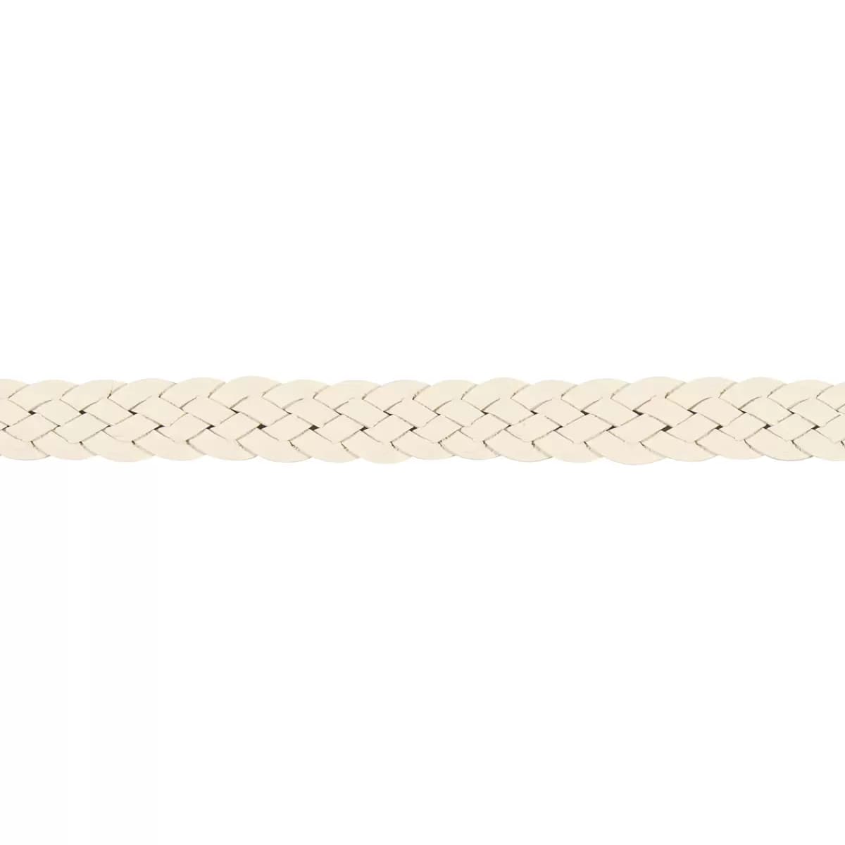 PONDERA LEATHER BRAID_ IVORY