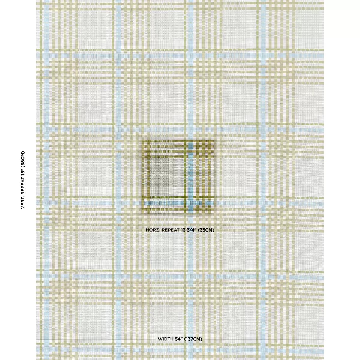 RESONANCE PLAID INDOOR/OUTDOOR_ VERDANT SKY