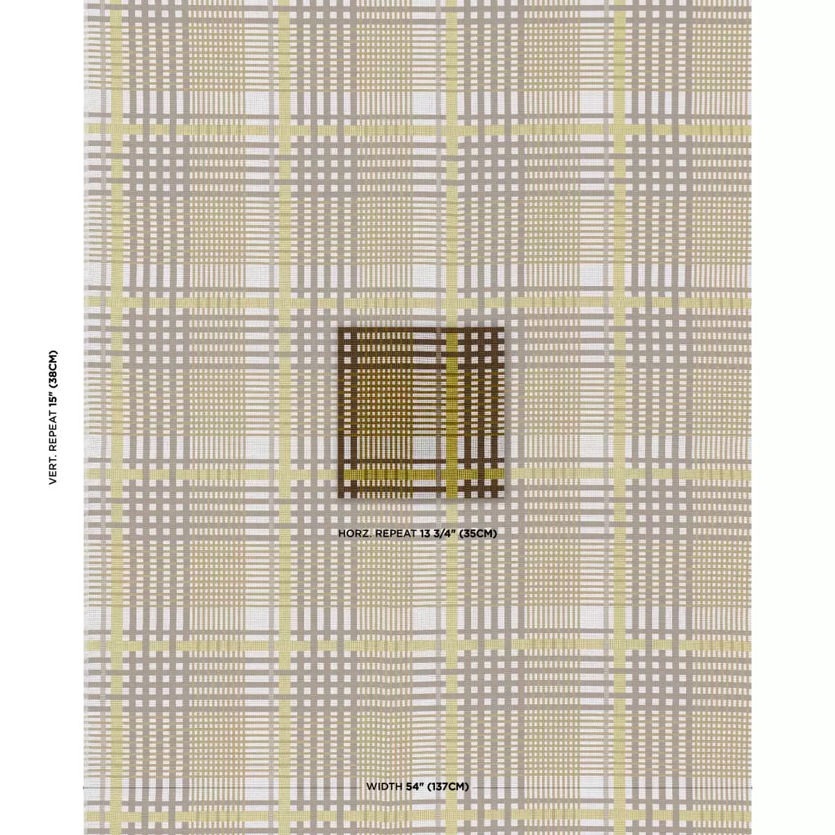 RESONANCE PLAID INDOOR/OUTDOOR_ MIMOSA GLOW