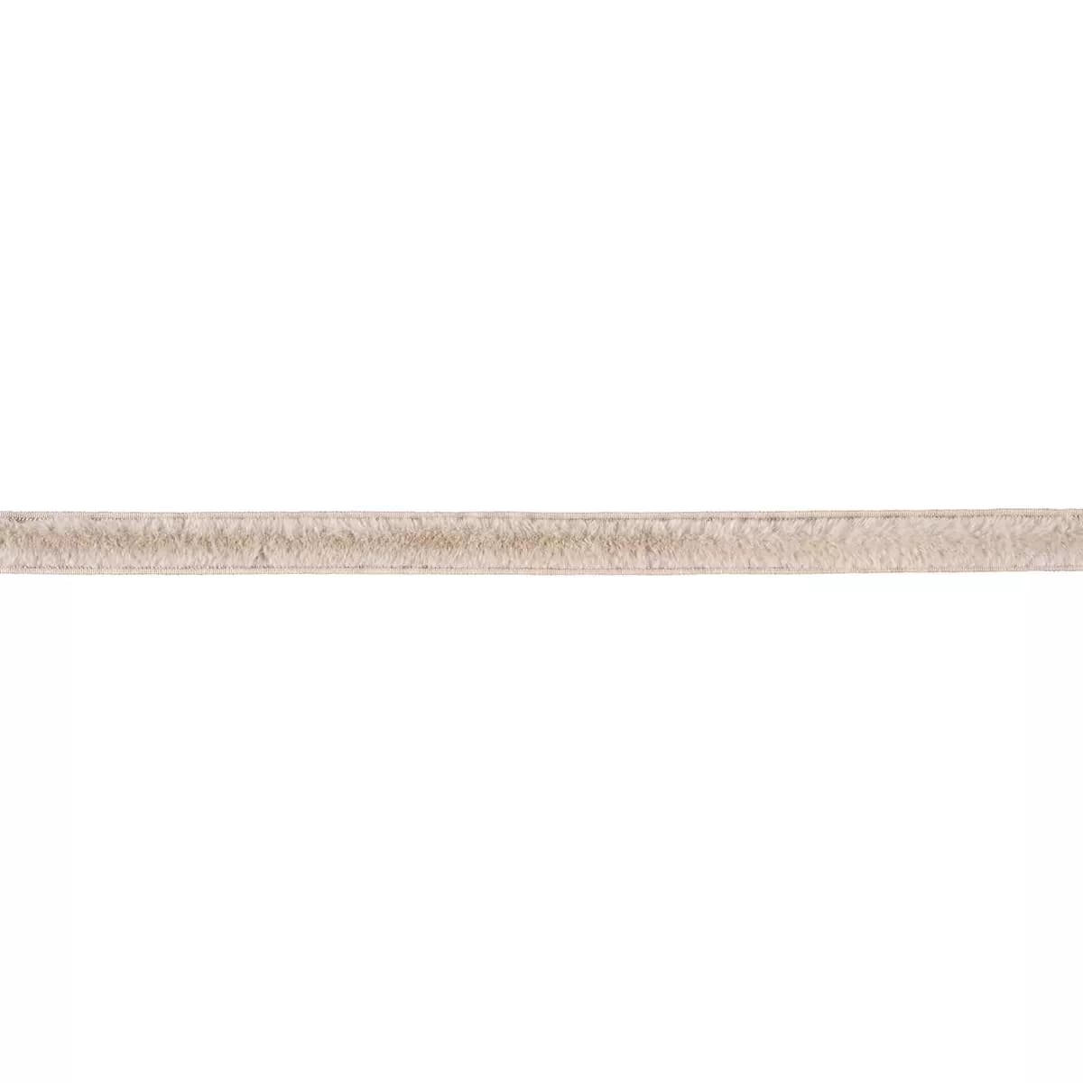 TIMBERLINE FAUX FUR TAPE_ IVORY