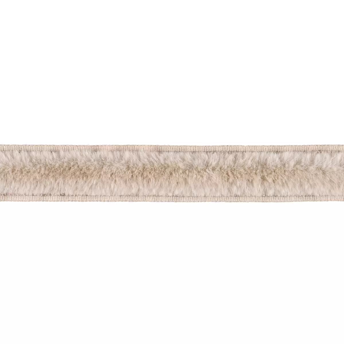 TIMBERLINE FAUX FUR TAPE_ IVORY