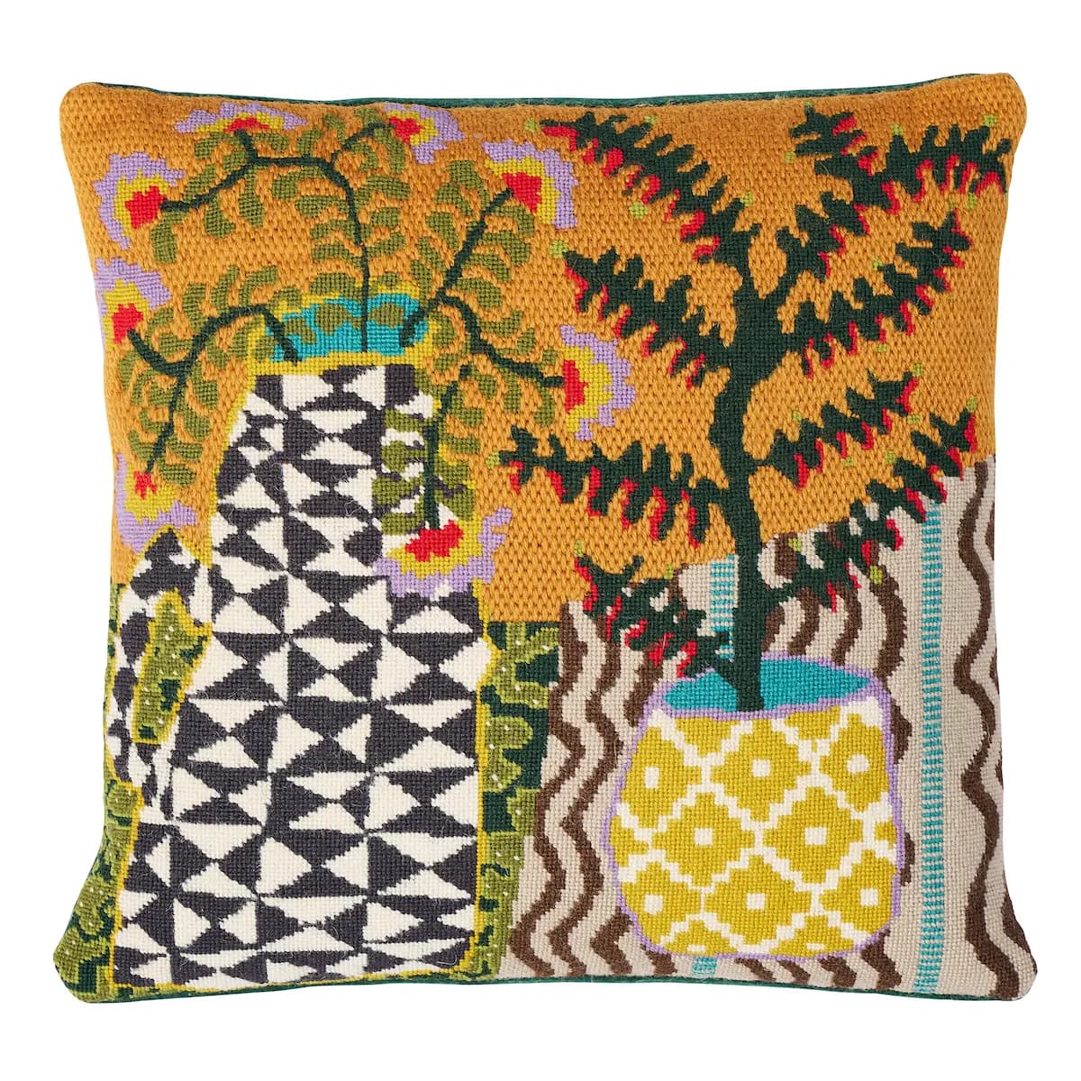 Ziggurat and Zulma Needlepoint Kit_ MULTI