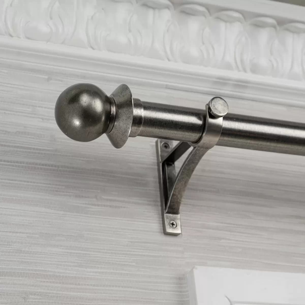 Blair 2" Finial_ ANTIQUE NICKEL (LACQUERED)