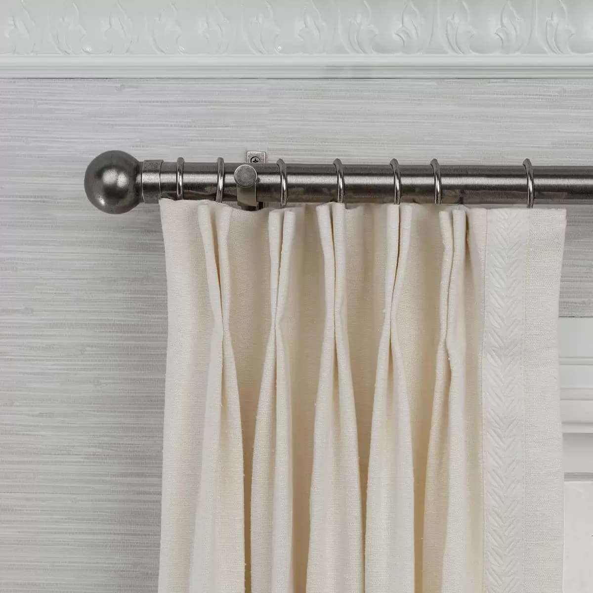 Allegra 2" Finial_ ANTIQUE NICKEL (LACQUERED)