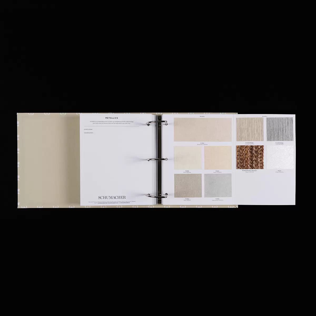 Textured Wallcovering Sample Binder_ BEIGE