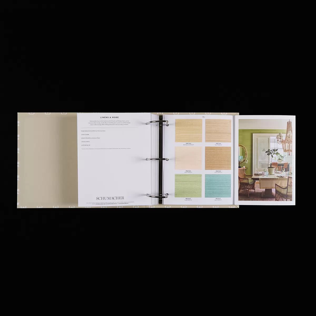 Textured Wallcovering Sample Binder_ BEIGE