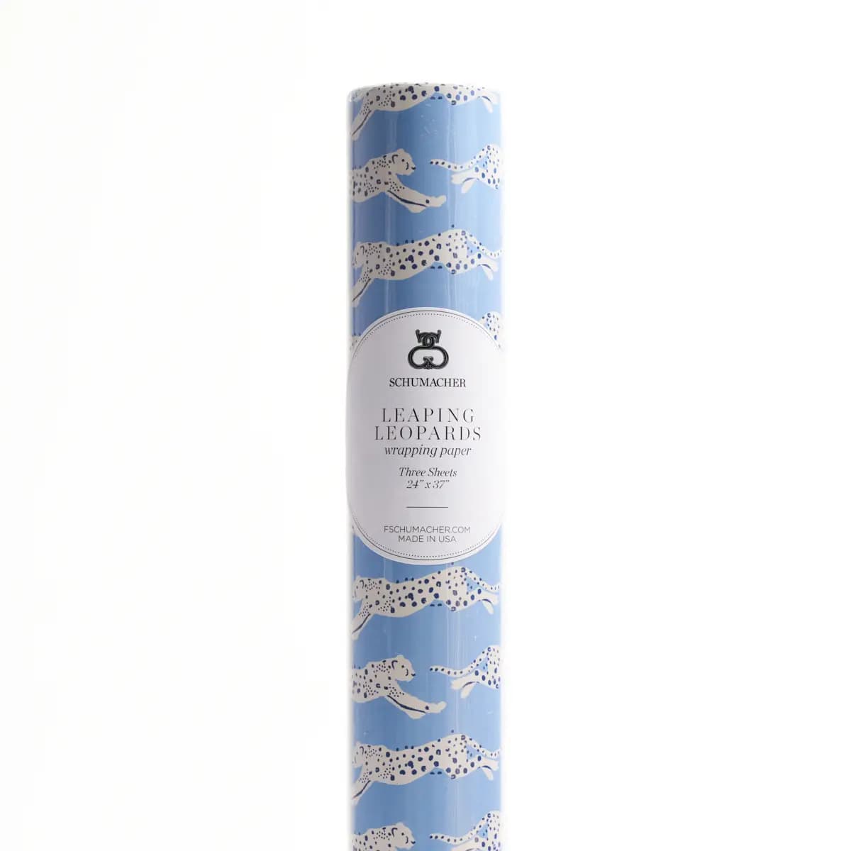 Leaping Leopards Wrapping Paper_ SKY