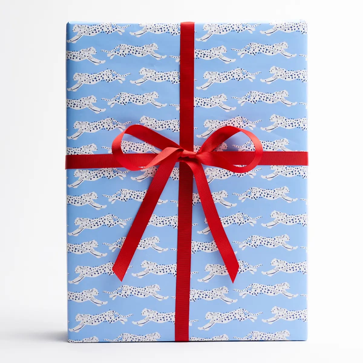 Leaping Leopards Wrapping Paper_ SKY