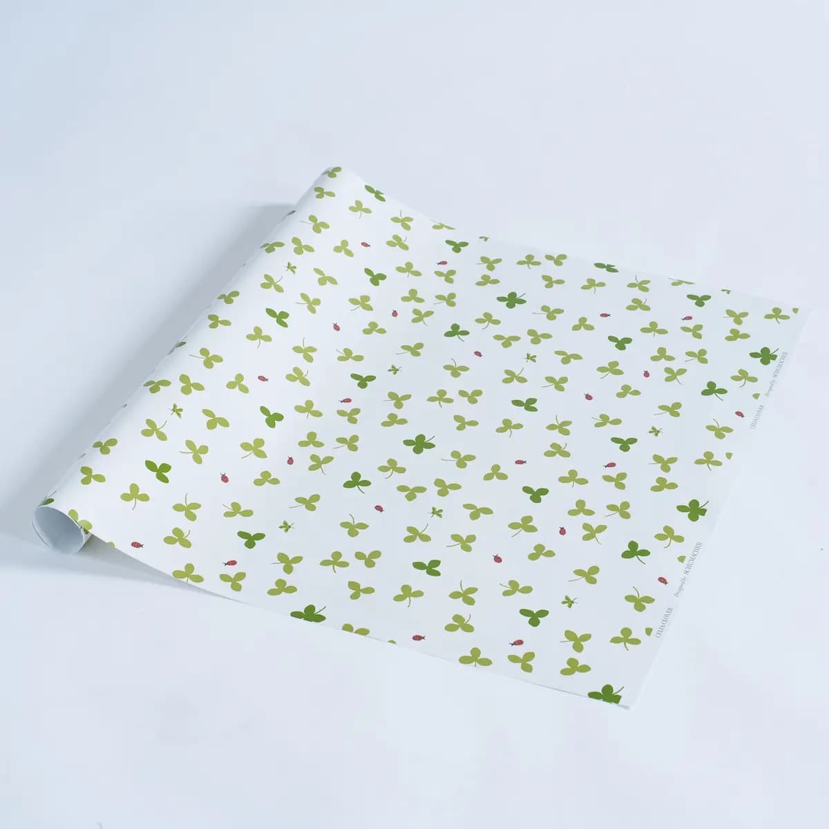 Celia Clover Wrapping Paper_ IVORY