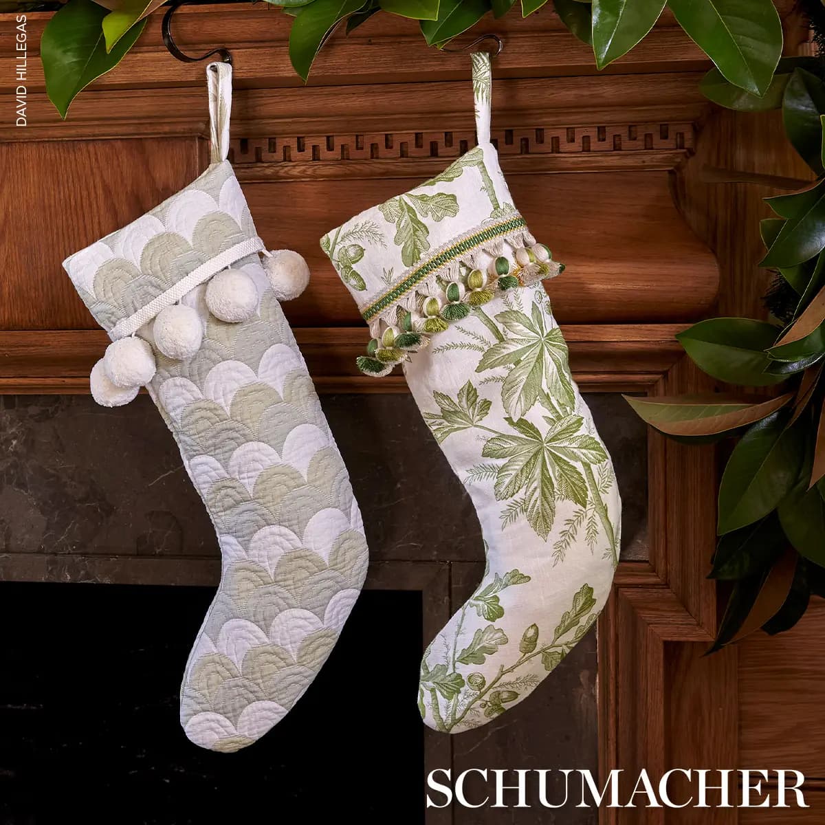 Brantwood Vine Stocking_ LEAF