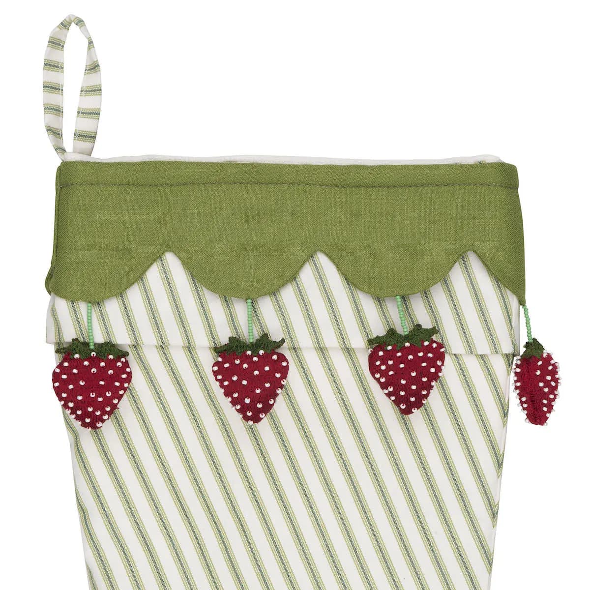 Strawberry Jam Stocking_ GREEN