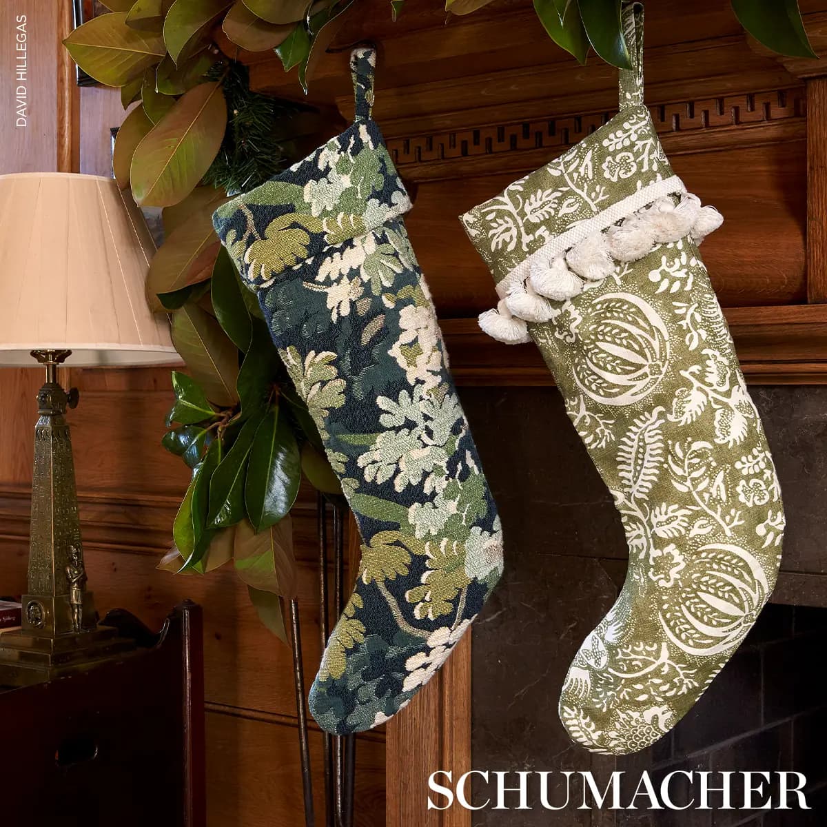 Verdure Tapestry Stocking_ PEACOCK