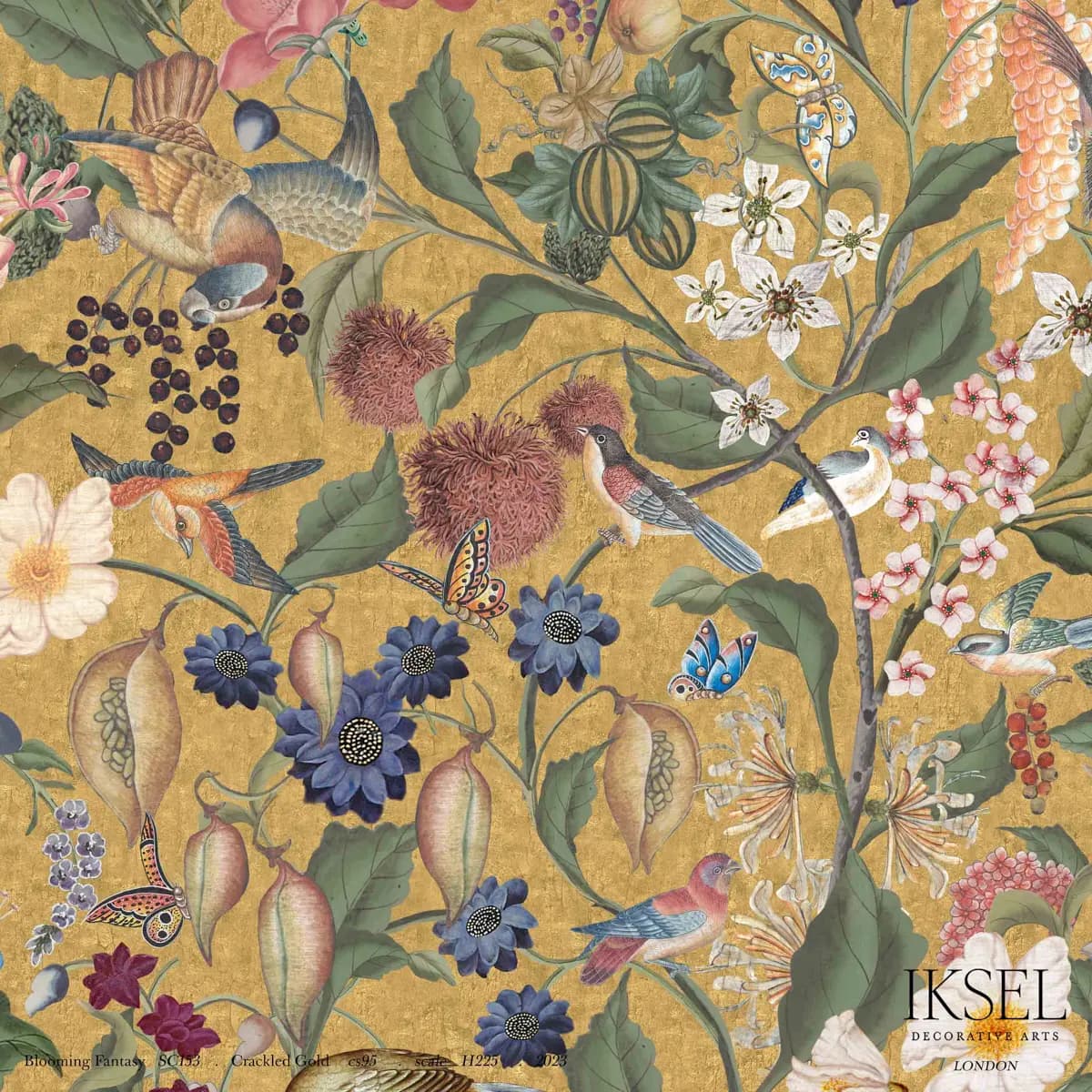 BLOOMING FANTASY_ CRACKLED GOLD