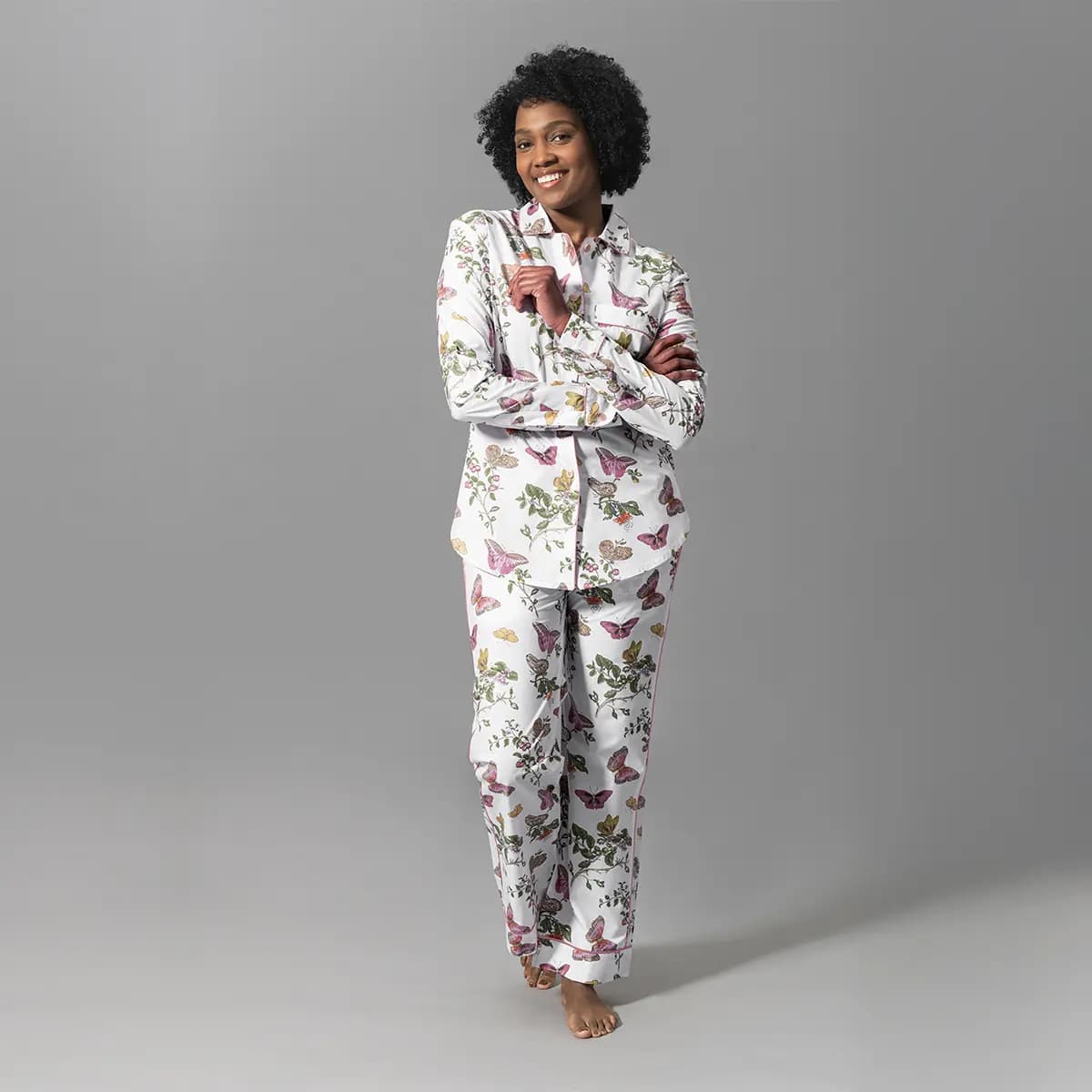 Baudin Butterfly Pajama Set_ PINK
