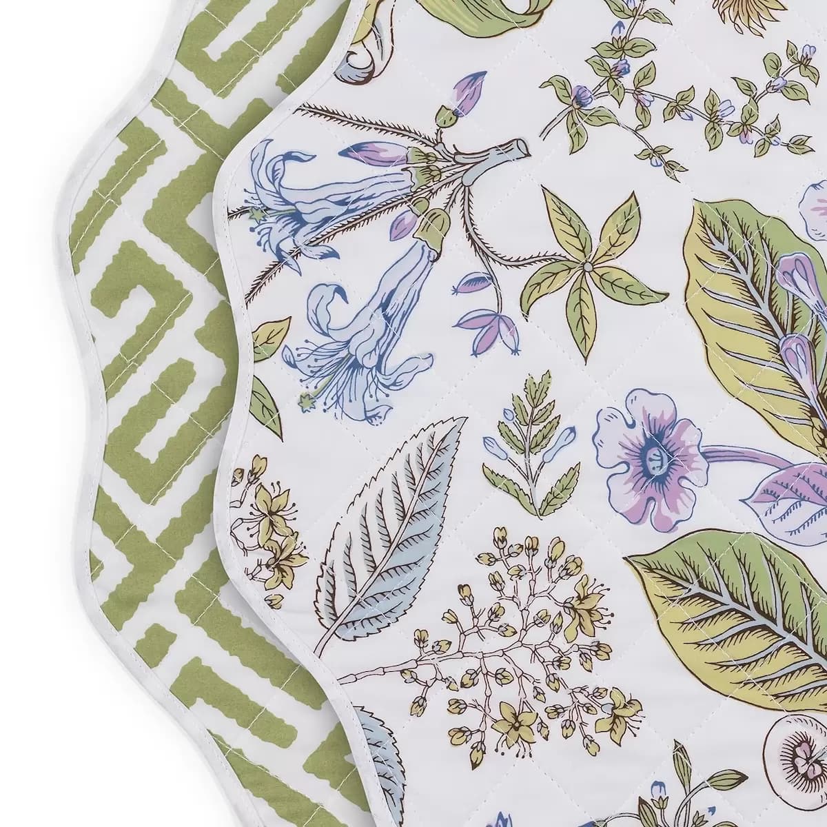 Pomegranate/Gabriel Placemat, Set o_ LILAC/GRASS