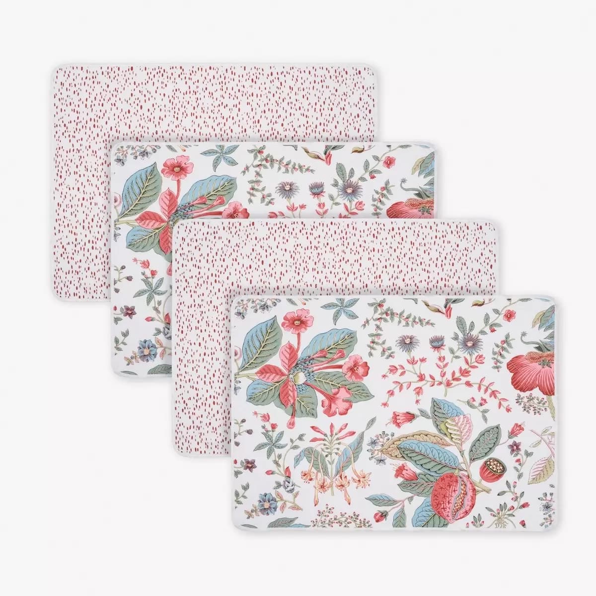 Pomegranate/Celine Placemat, Set of_ PINK/REDBERRY