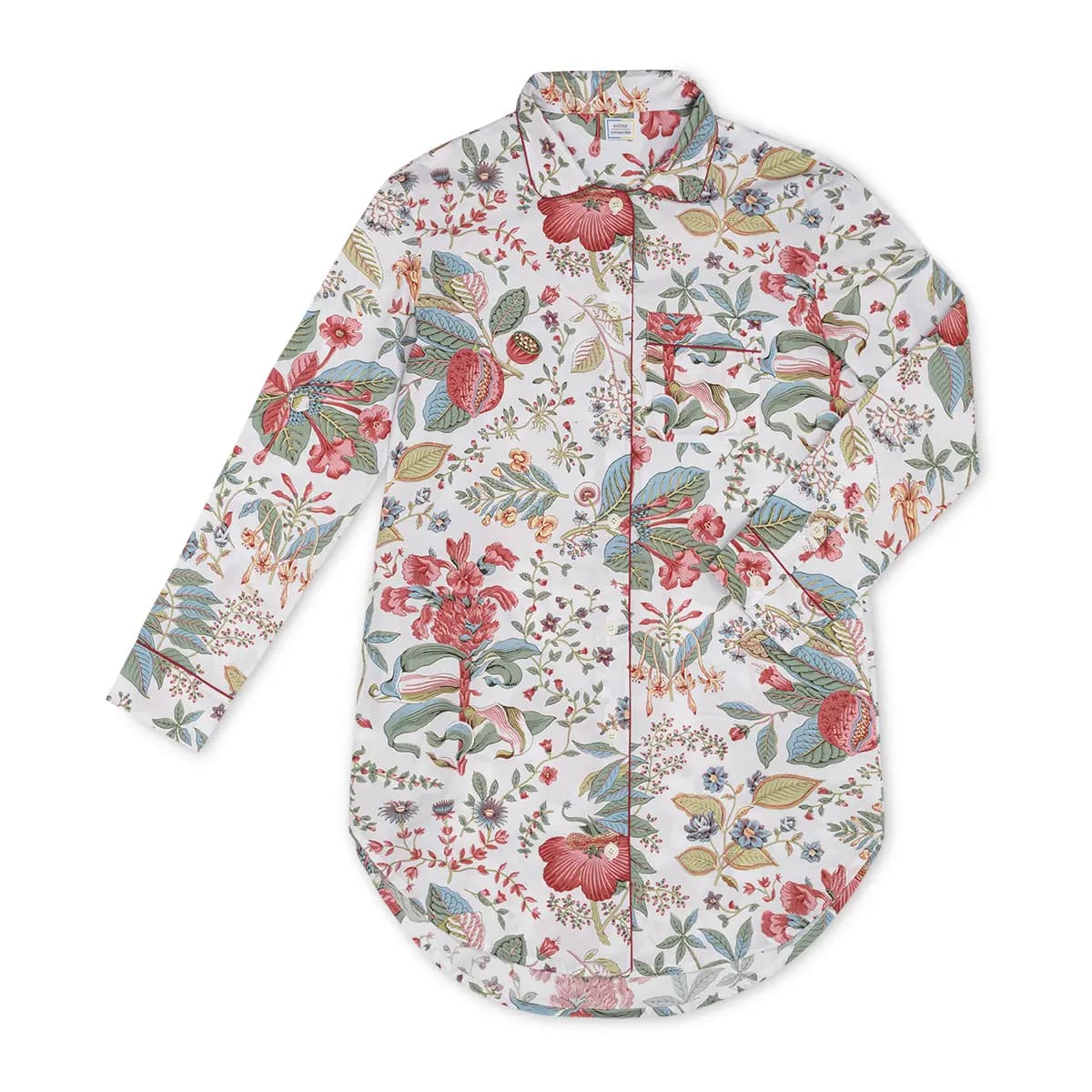 Pomegranate Sleep Shirt_ PINK CORAL