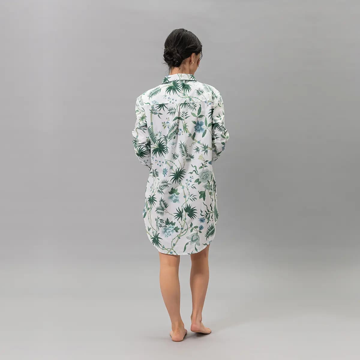 Palmyra Sleep Shirt_ EMERALD