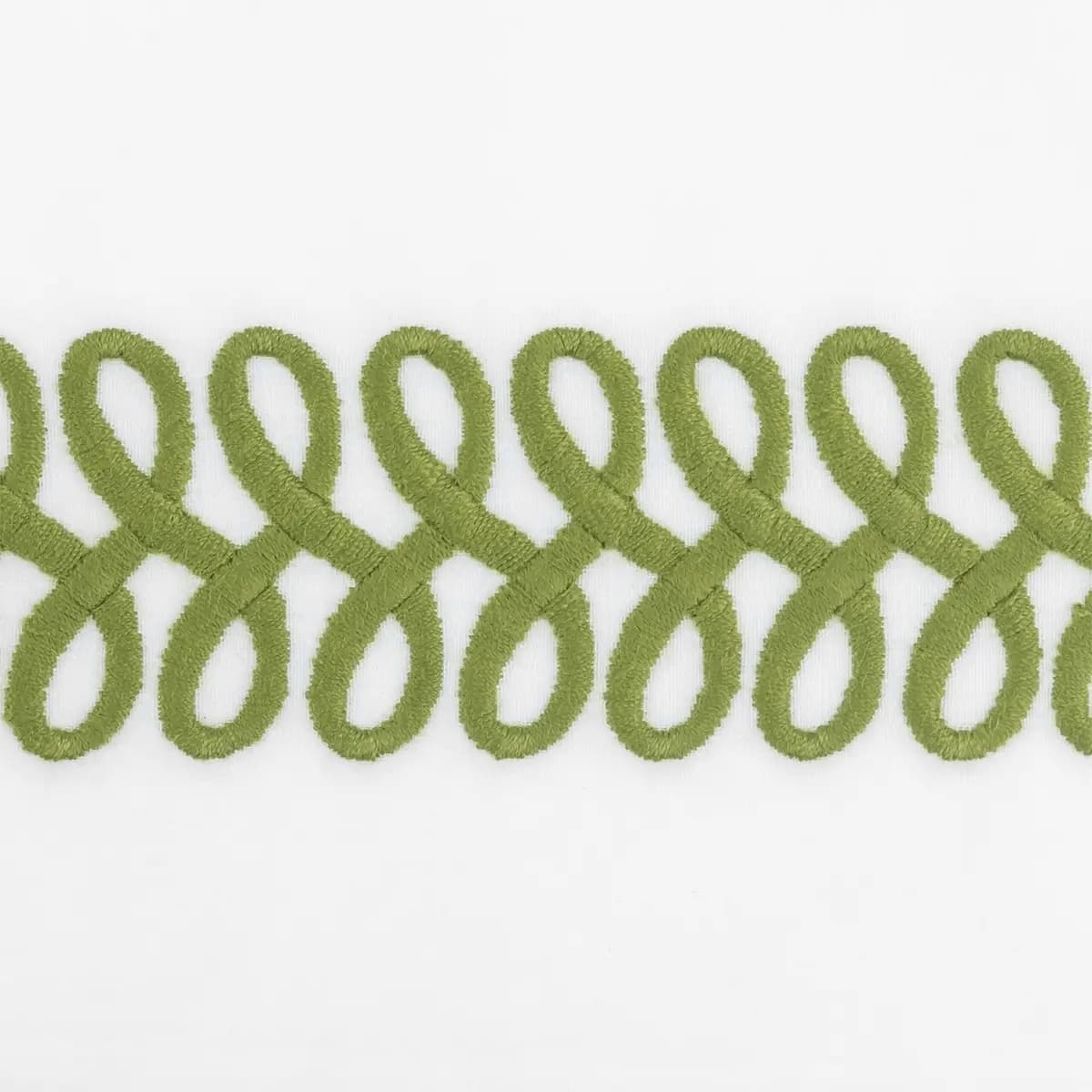 Astor Braid Guest Towel, Set of 2_ GRASS