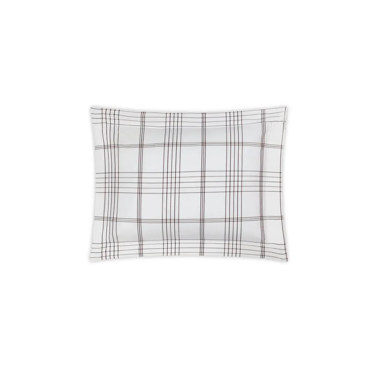 August Plaid Sham_ SABLE