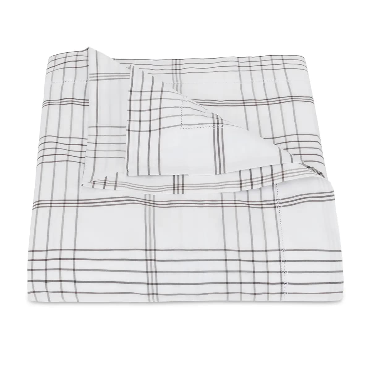 August Plaid Duvet Cover_ SABLE