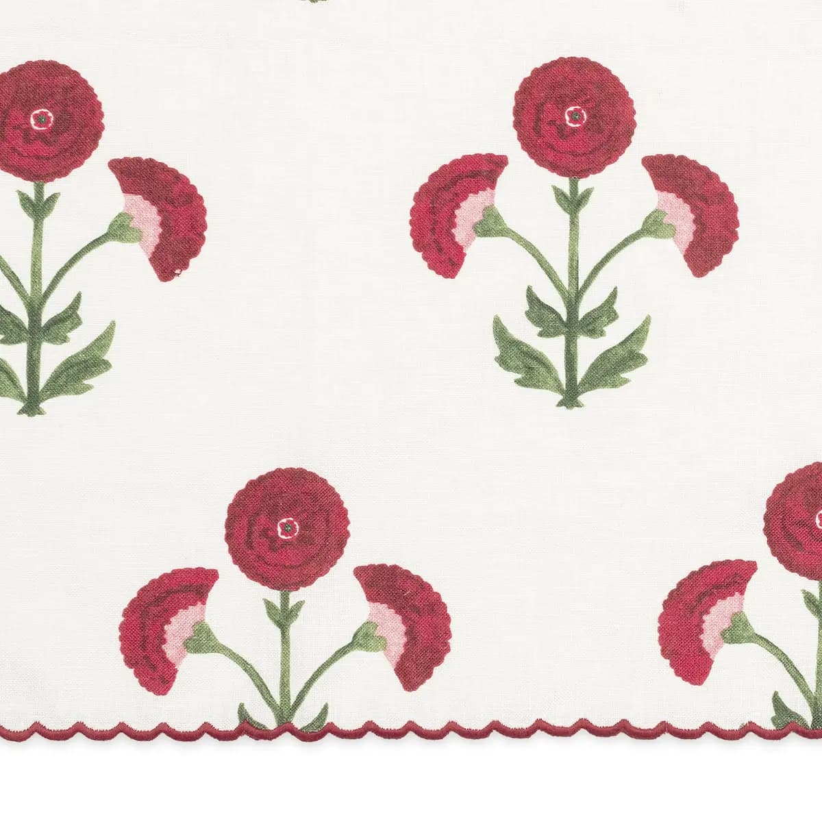 Gisele Tablecloth_ SCARLET