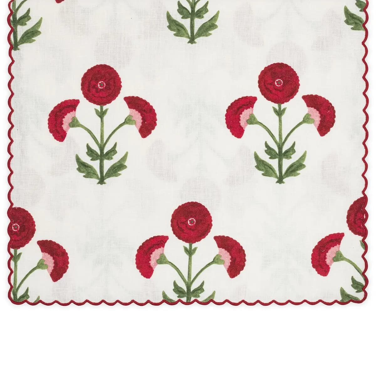 Gisele Tablecloth_ SCARLET