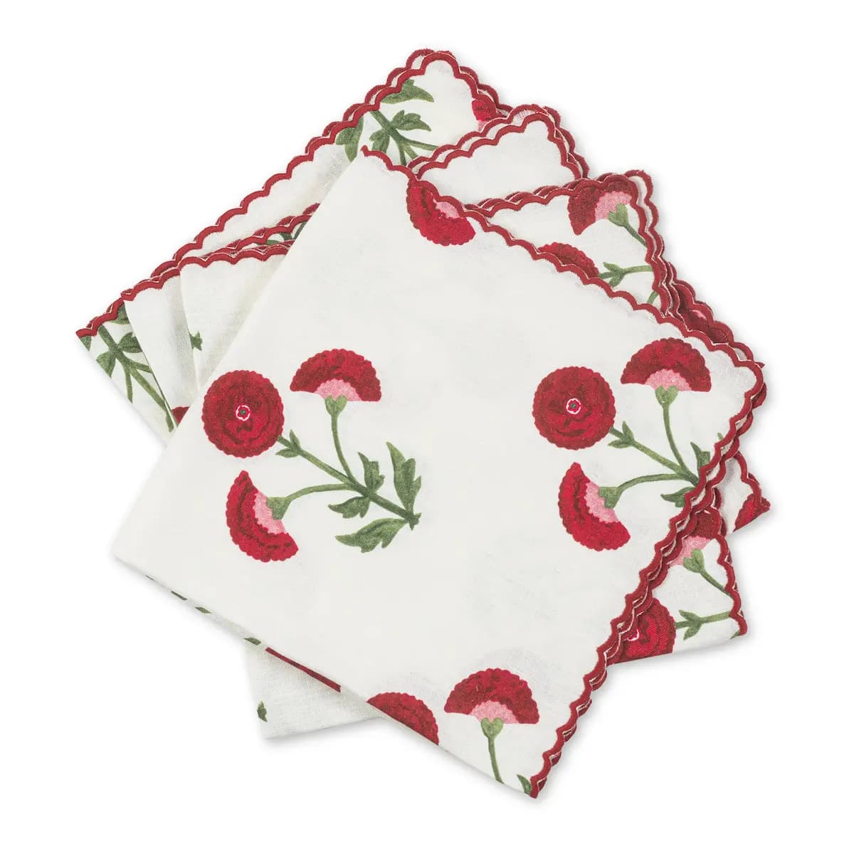Gisele Napkin, Set of 4_ SCARLET