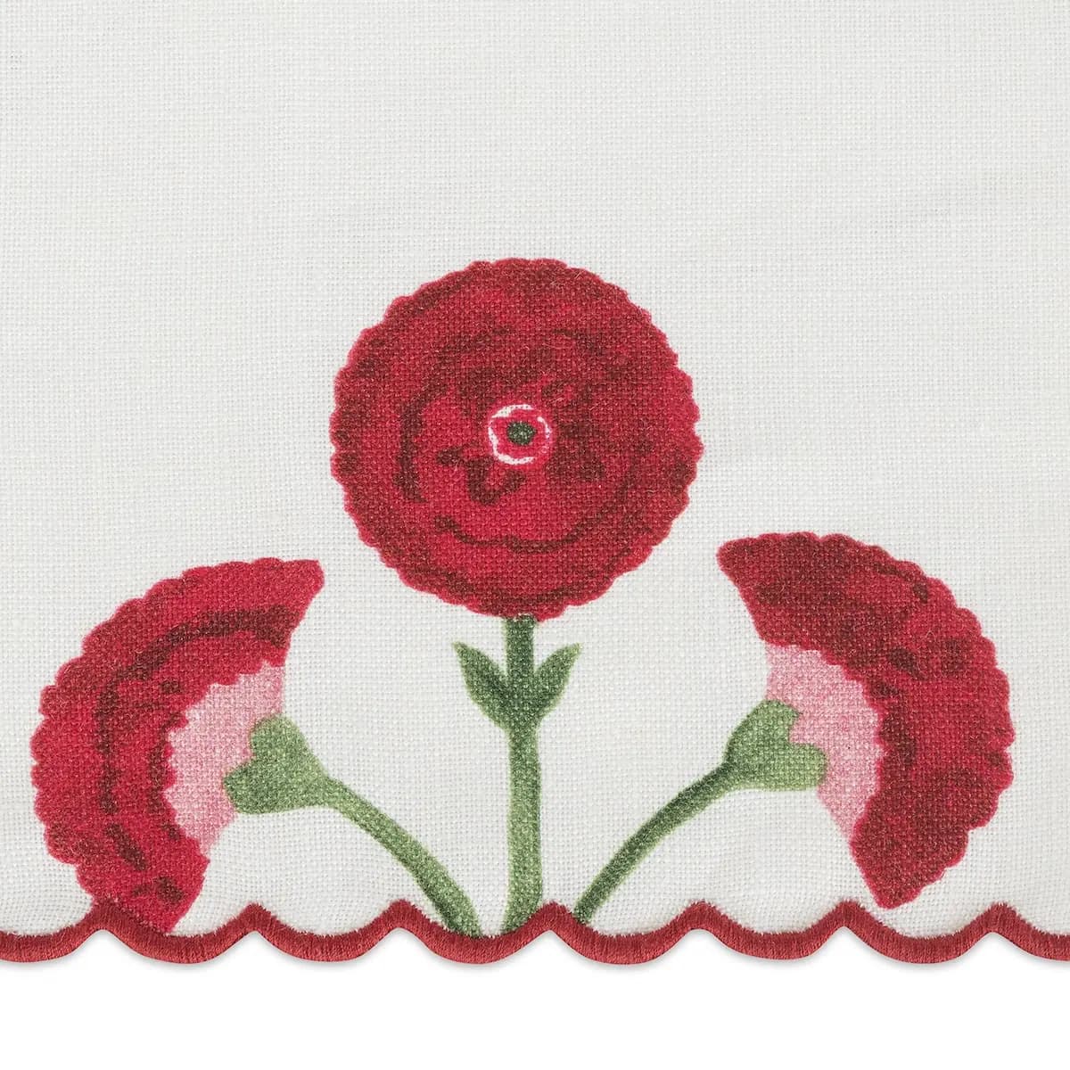 Gisele Shower Curtain_ SCARLET