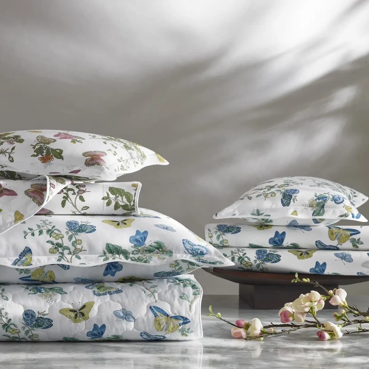 Baudin Butterfly Duvet Cover_ PRUSSIAN BLUE