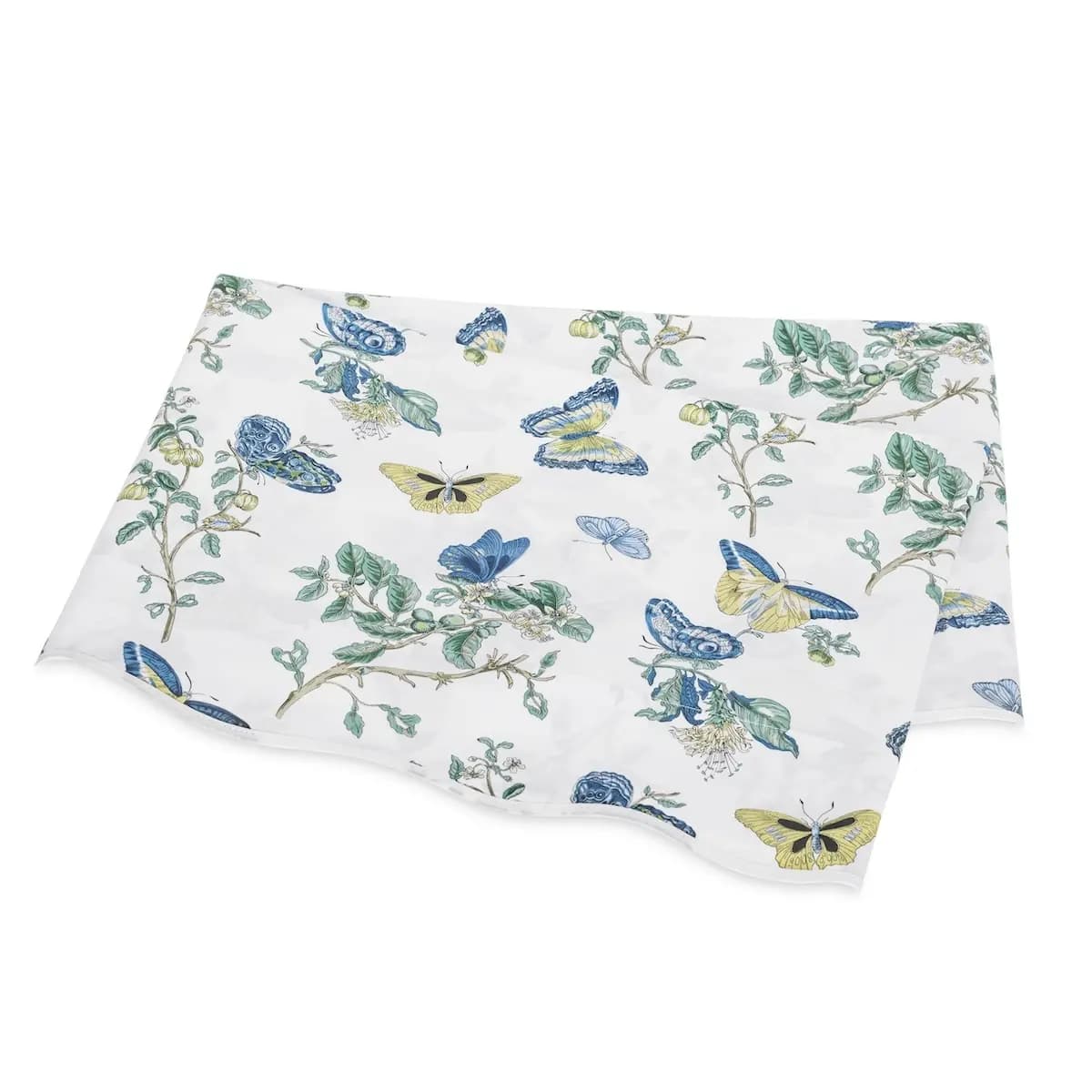 Baudin Butterfly Flat Sheet_ PRUSSIAN BLUE