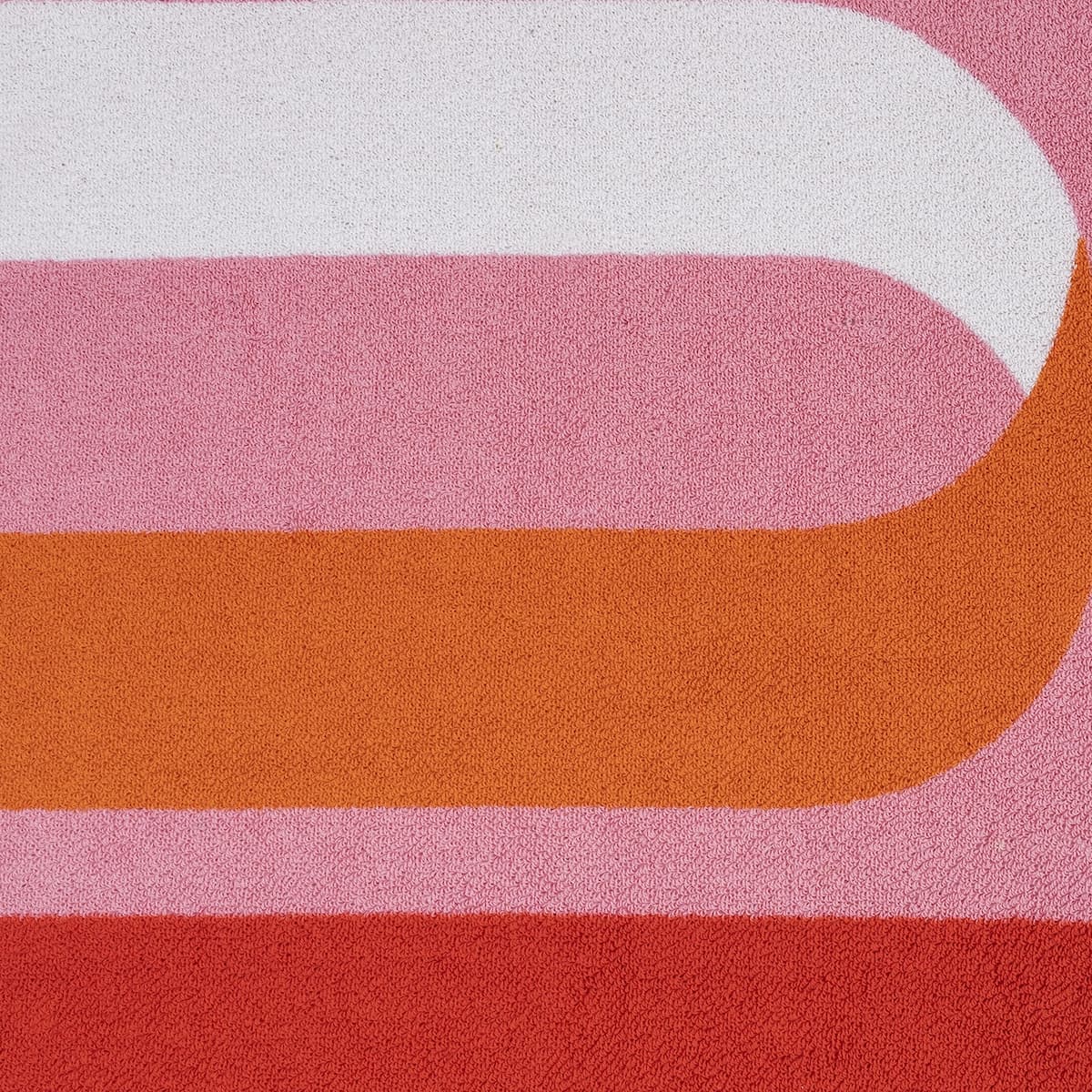 Ribbon Beach Towel_ FLAMINGO
